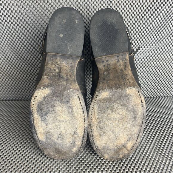 Freebird Stair By Steven Ankle Boots Womens Size 7 Brown Leather Made In Mexico - Picture 10 of 12